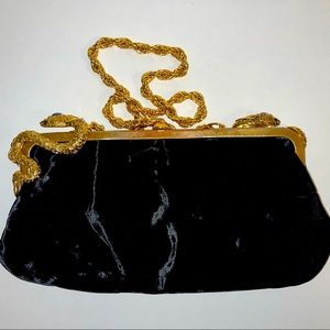 Roberto Cavalli Posh Evening Black Bag